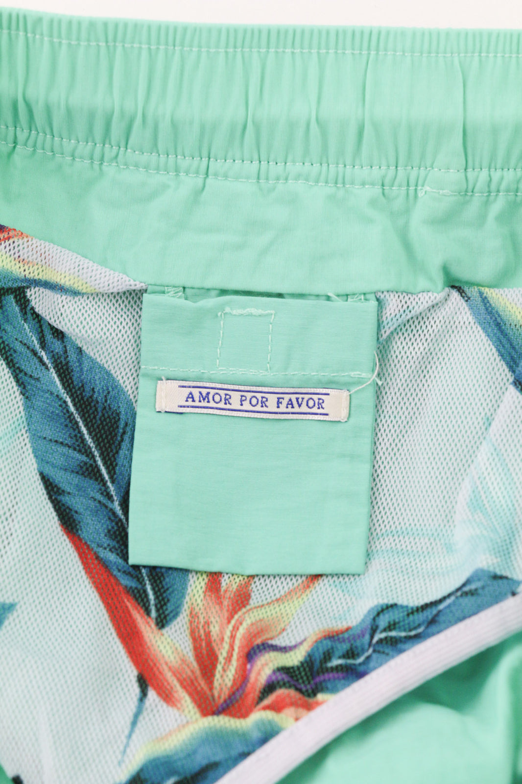 SCOTCH & SODA Ams Couture Men Swimwear S Green Blue Pull On Drawstrings Trunks