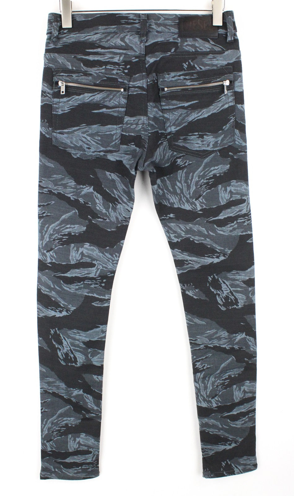 DIESEL D-Amny-SP1 0091R Men's Jeans W32/L32 Skinny Fit Blue Stretch Pattern