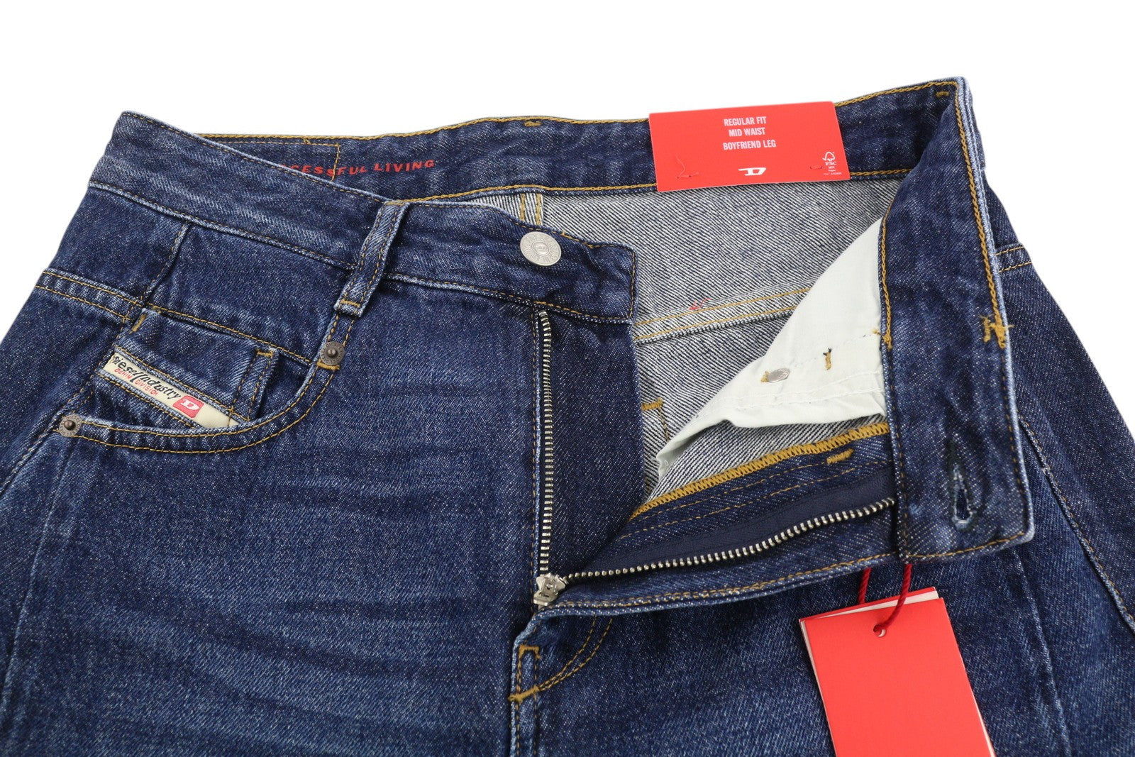 DIESEL D-Fayza 09C03 Women Jeans W26/L32 Regular Fit Boyfriend Leg RRP€175