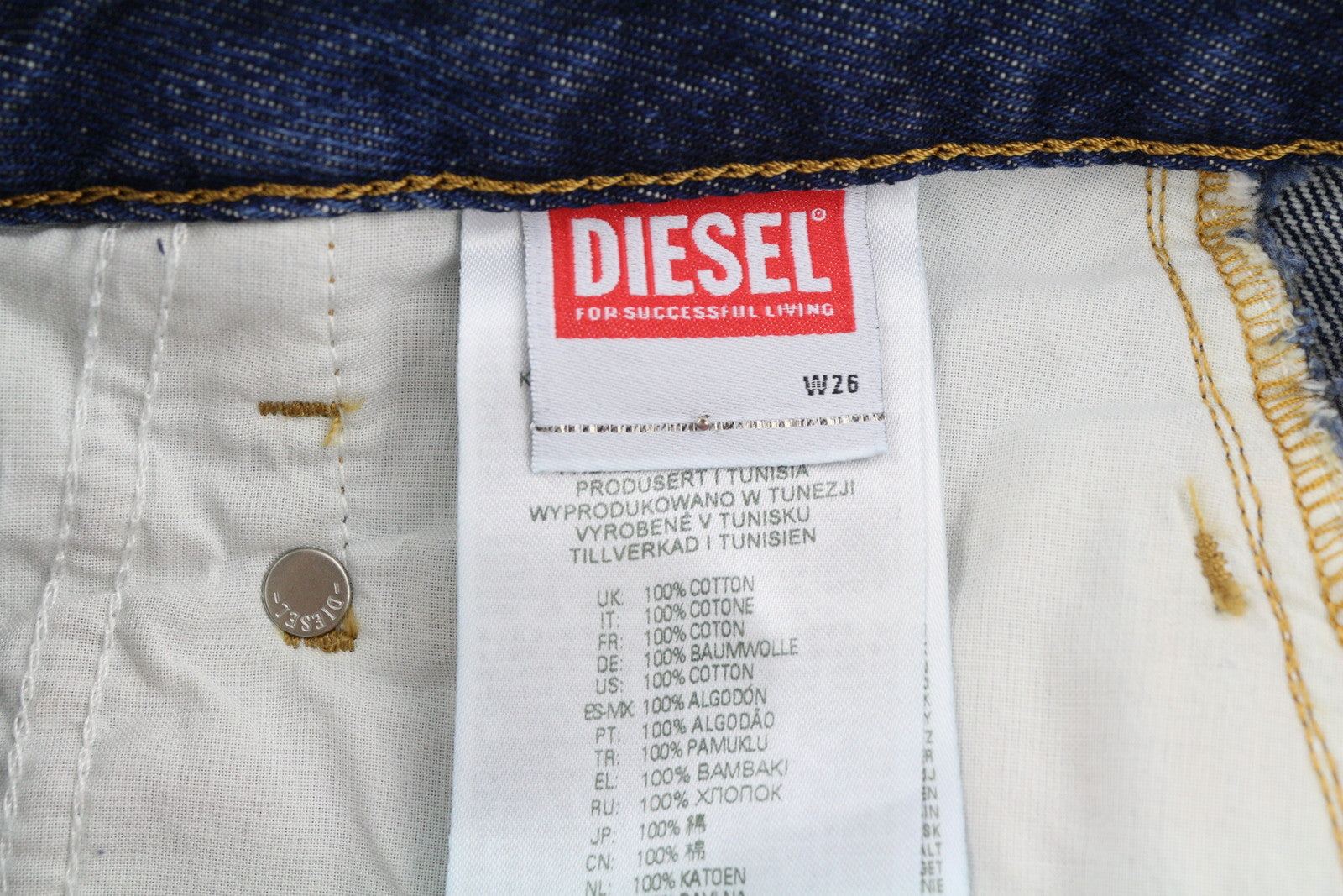 DIESEL D-Fayza 09C03 Women Jeans W26/L32 Regular Fit Boyfriend Leg RRP€175