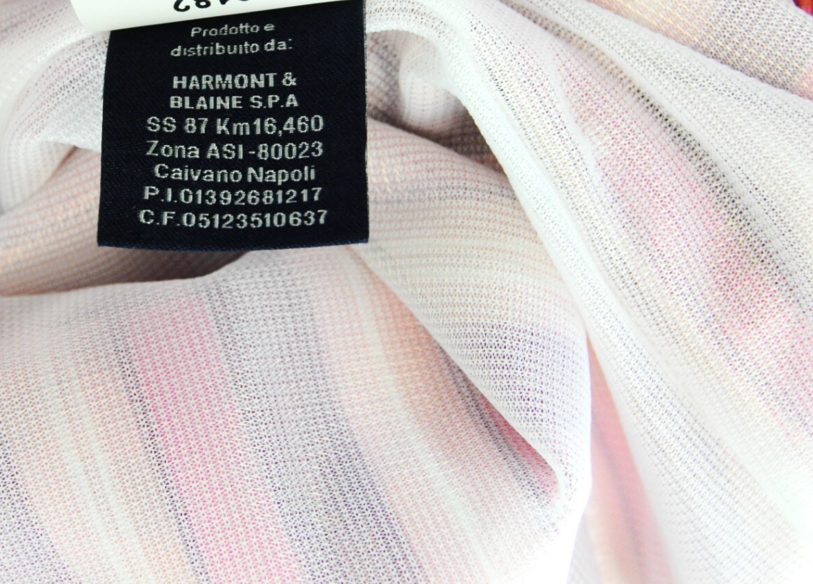 HARMONT & BLAINE Acqua ~W34 Pink Swim Trunks Men Striped Floral Pool Shorts