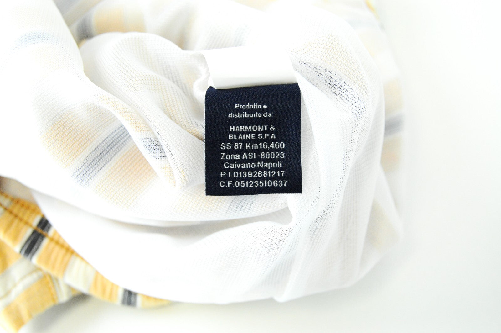 HARMONT & BLAINE Men's ~W33 Orange Striped Swim Shorts Summer Poolwear Beach