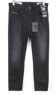 DIESEL D-Eetar 069BG Men's Jeans W32/L32 Tapered Fit Wash Stretch Grey