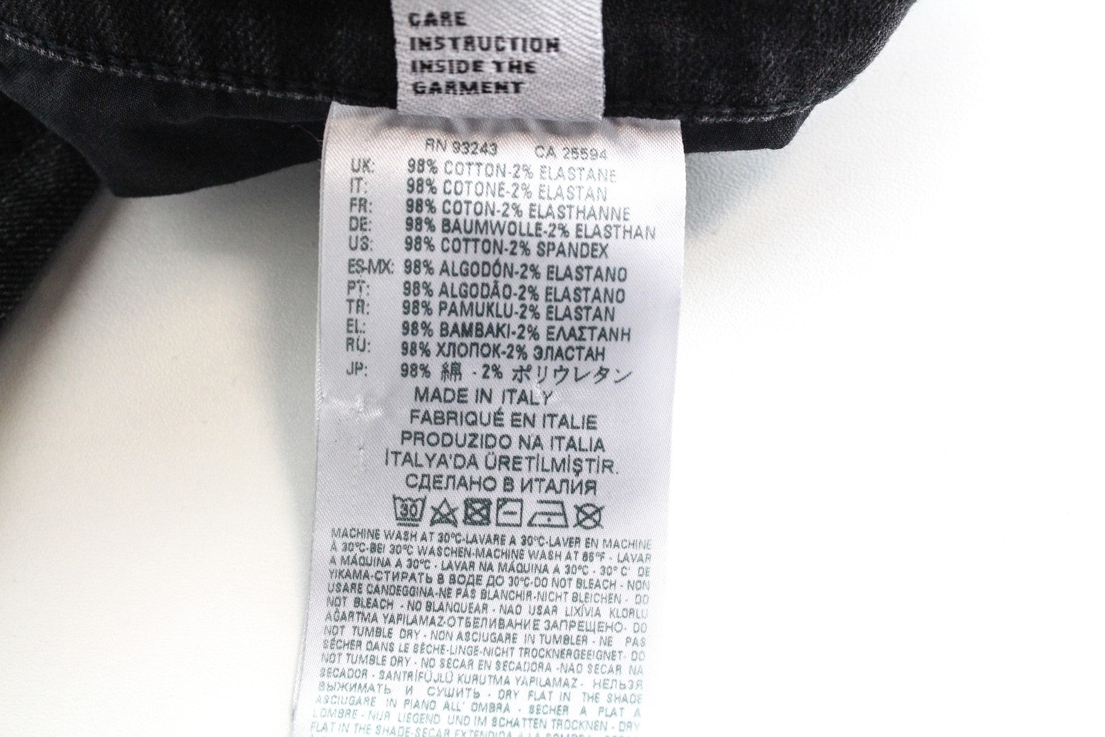 DIESEL D-Eetar 069BG Men's Jeans W32/L32 Tapered Fit Wash Stretch Grey