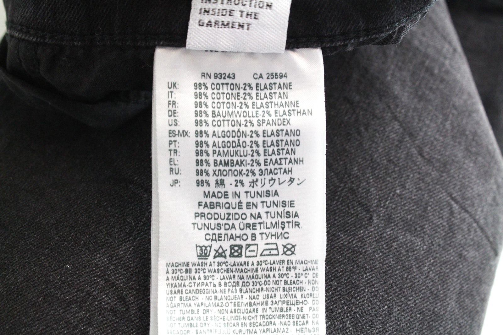 DIESEL D-Eetar 069DV Men's Jeans W27/L30 Taper Fit Ripped Stretch Grey Boys