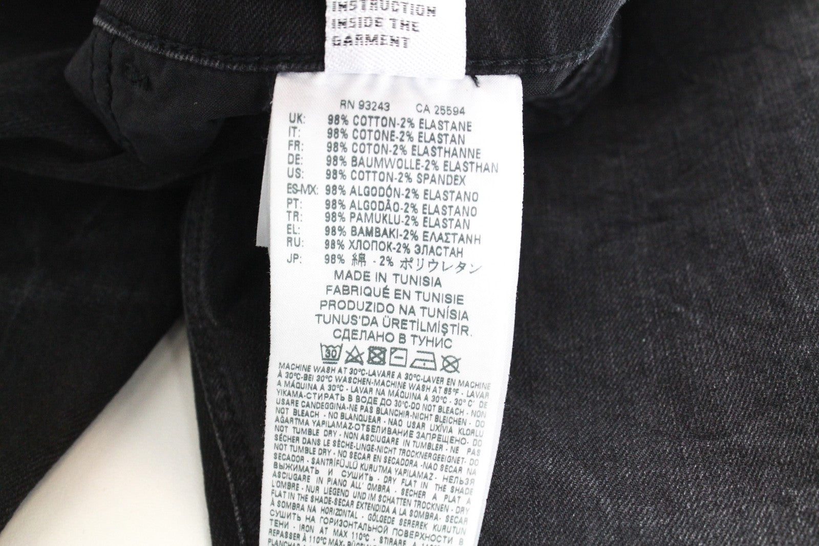 DIESEL D-Eetar 069DV Men's Jeans W28/L30 Taper Fit Ripped Stretch Grey