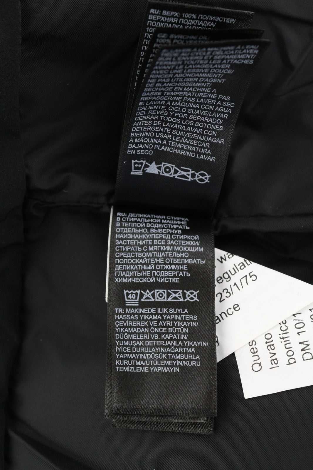 THE NORTH FACE Cirque Down Men Jacket L 550 Filled Hooded Lined Zip Logo Black