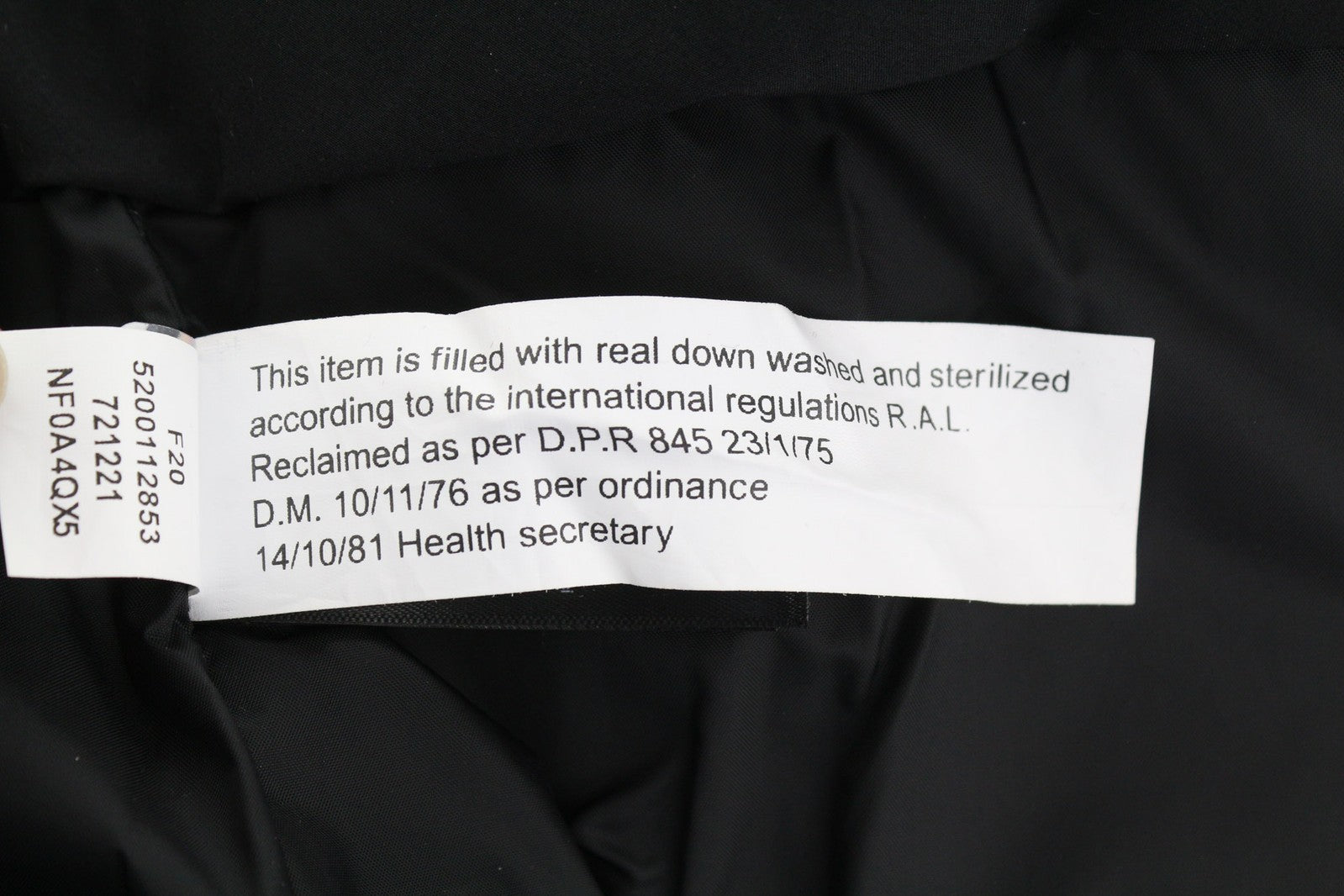 THE NORTH FACE Cirque Down Men Jacket L 550 Filled Hooded Lined Zip Logo Black