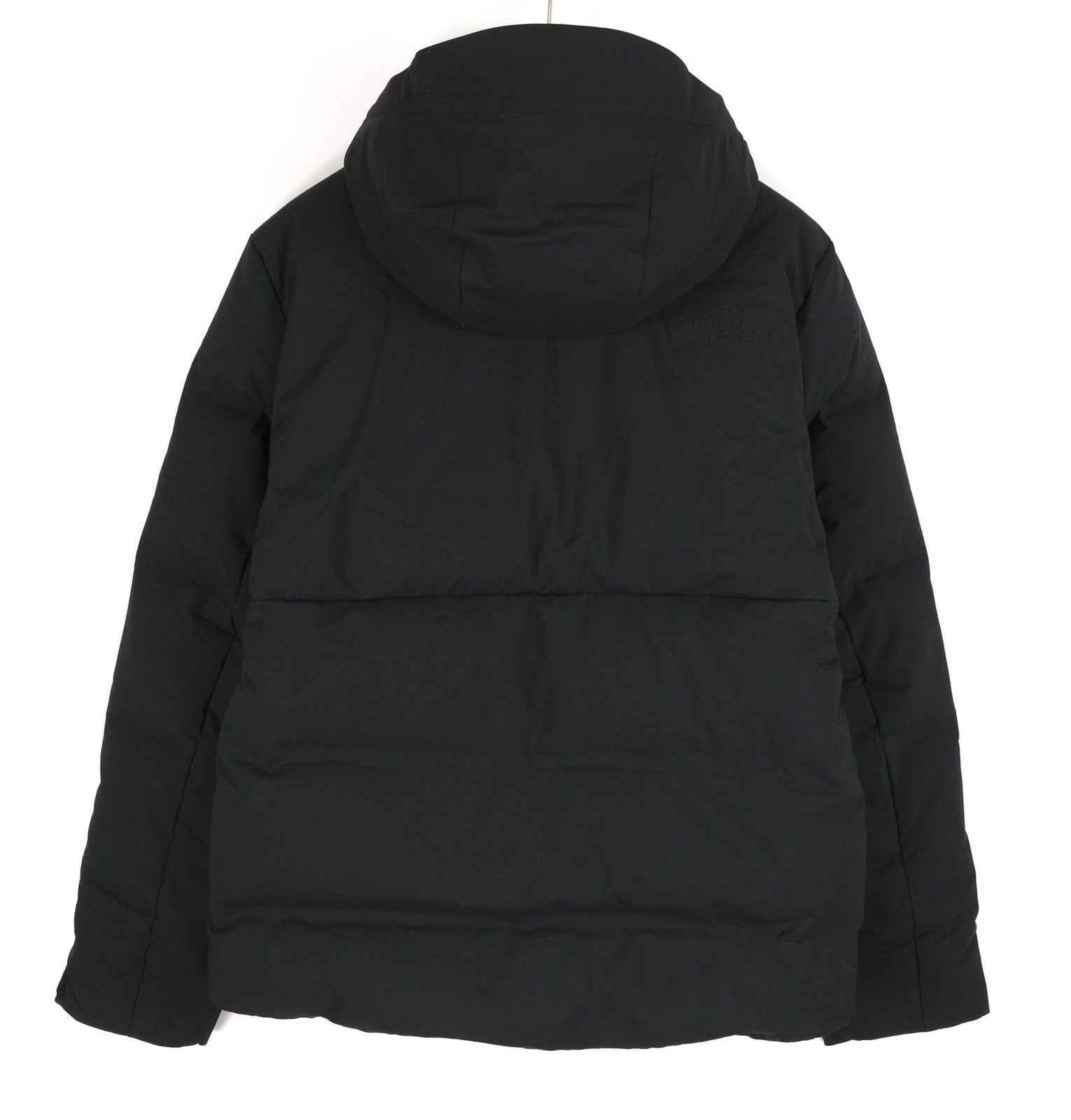 THE NORTH FACE Cirque Down Men Jacket L 550 Filled Hooded Lined Zip Logo Black