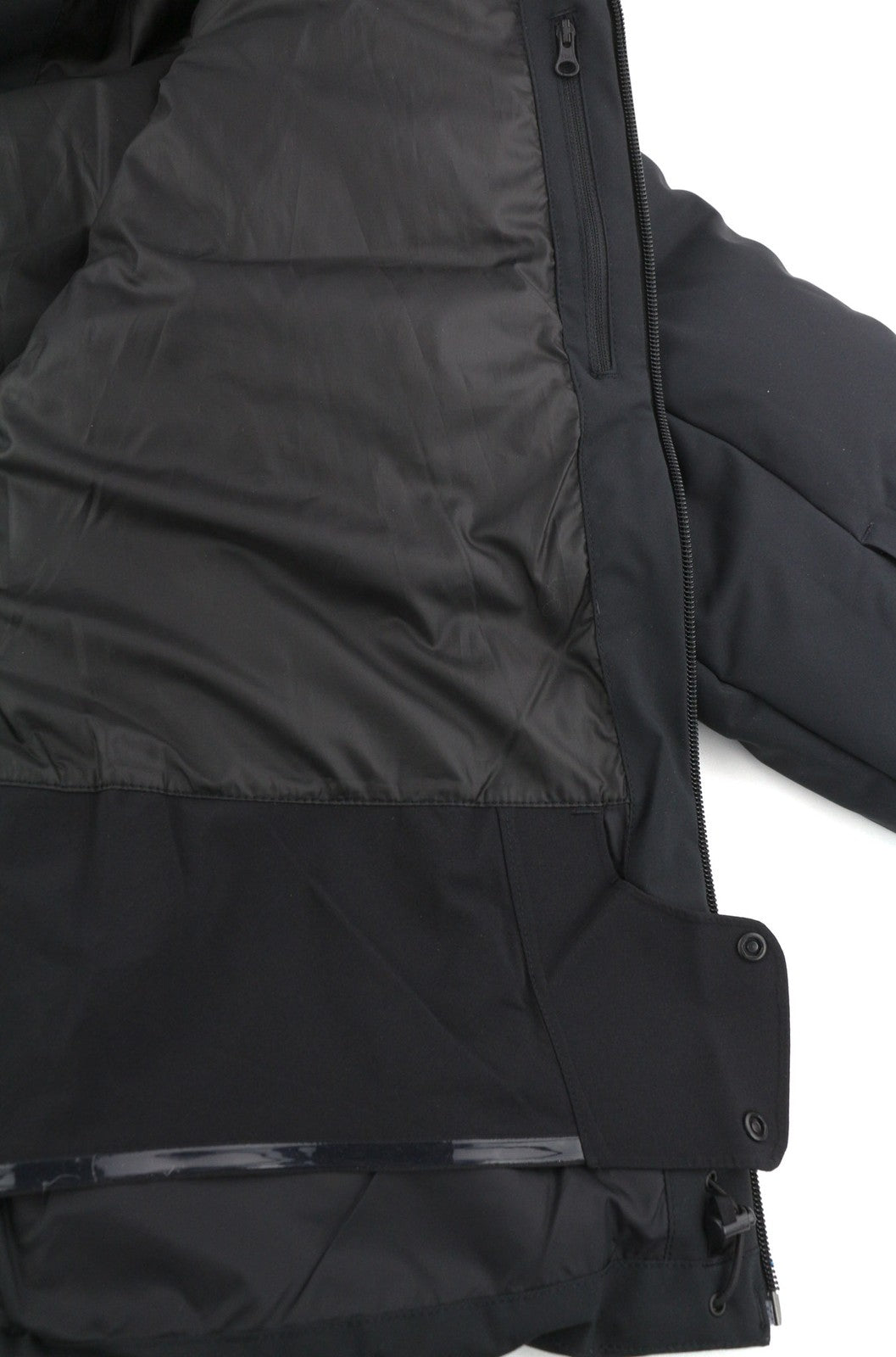 THE NORTH FACE Cirque Down Men Jacket L 550 Filled Hooded Lined Zip Logo Black