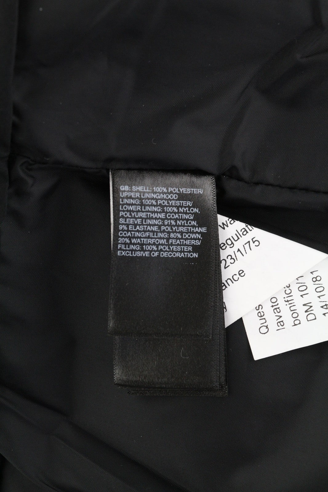 THE NORTH FACE Cirque Down Men Jacket L 550 Filled Hooded Lined Zip Logo Black