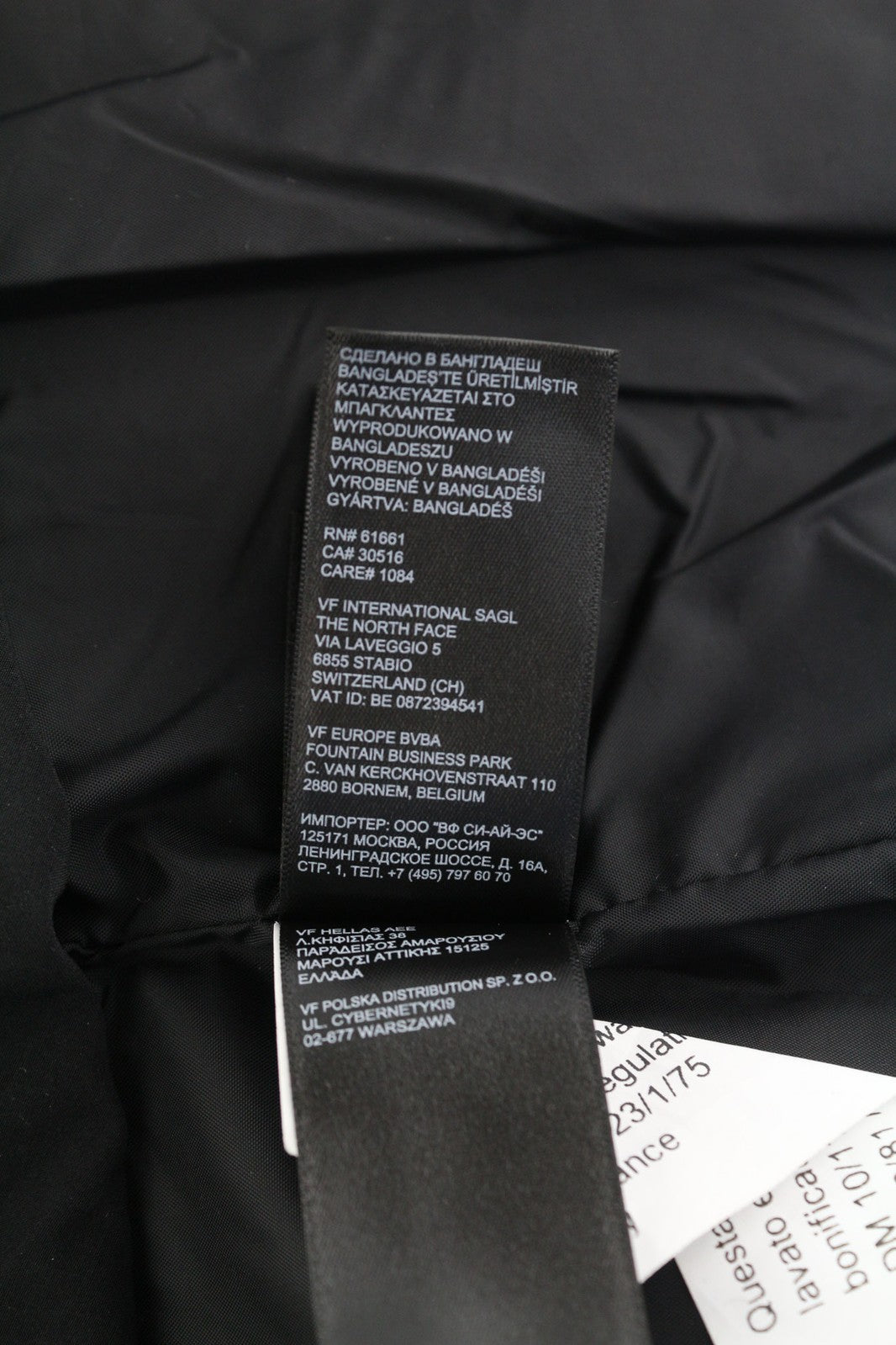 THE NORTH FACE Cirque Down Men Jacket L 550 Filled Hooded Lined Zip Logo Black