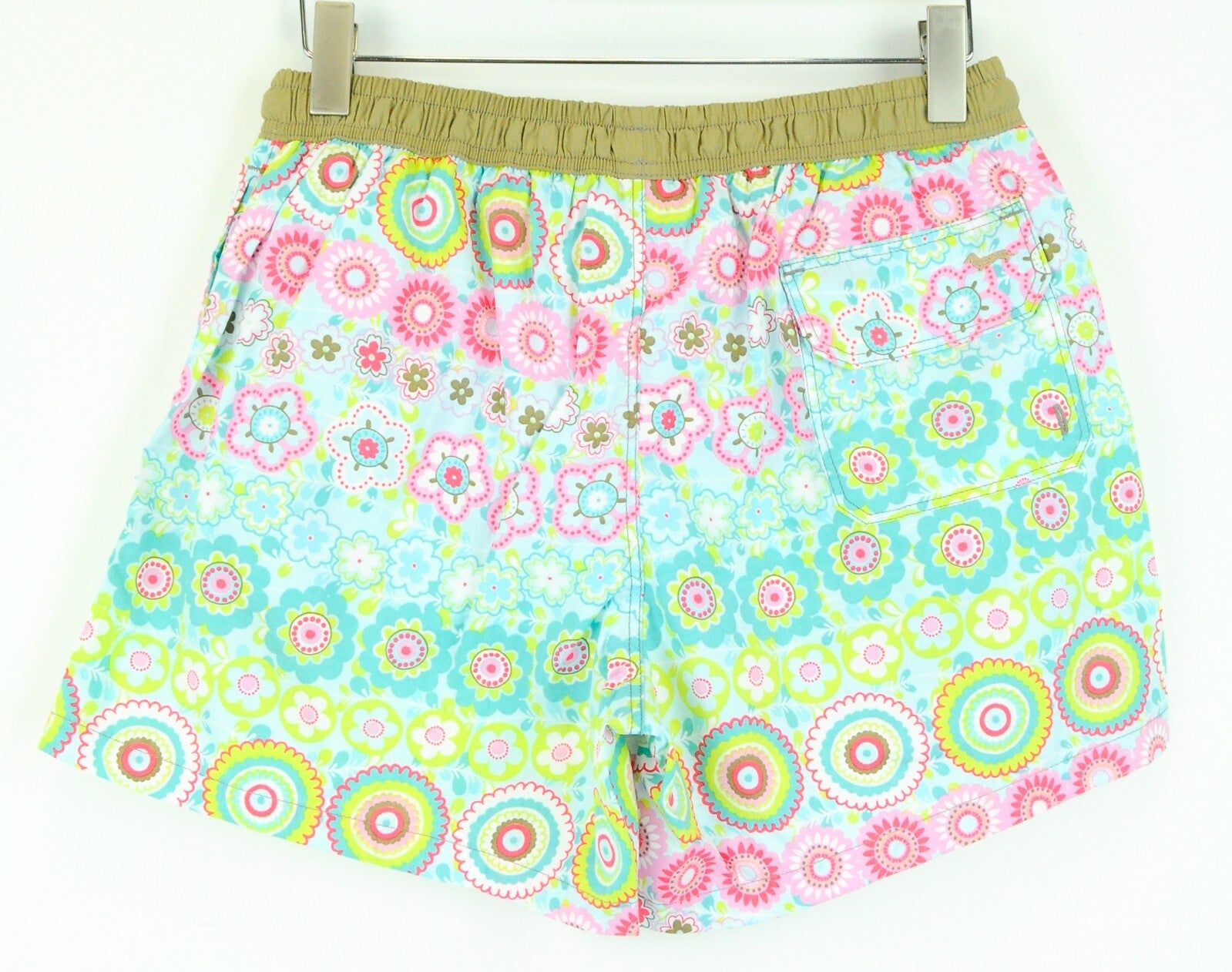 HARMONT & BLAINE Men's ~W28 Swim Trunks Blue Floral Summer Pull-On Shorts