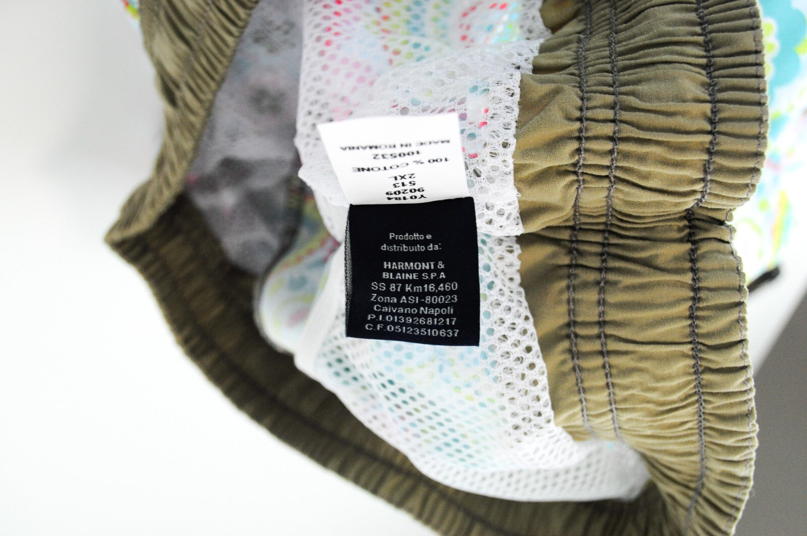 HARMONT & BLAINE Men's ~W28 Swim Trunks Blue Floral Summer Pull-On Shorts