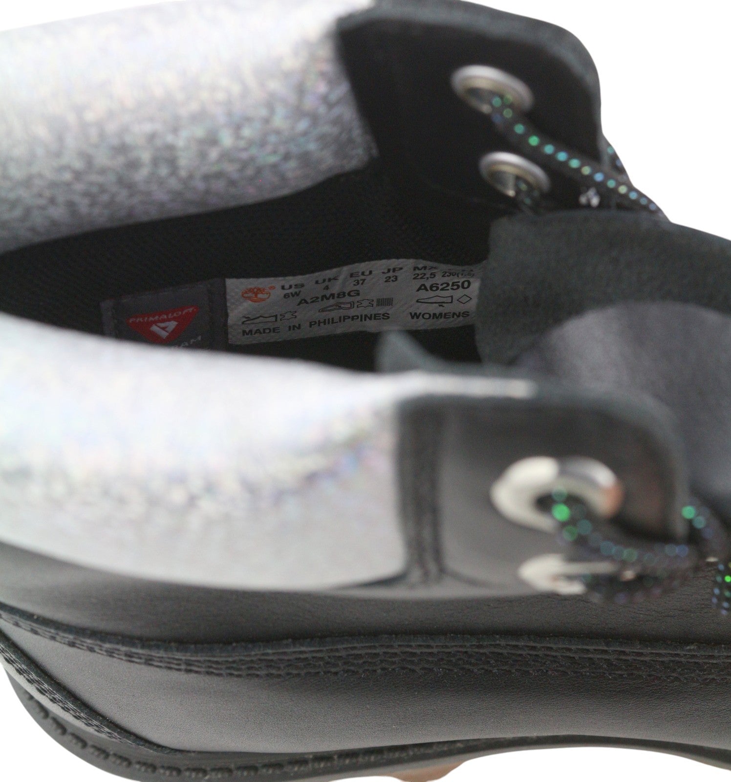 TIMBERLAND A2M8G Women Boots EU37 EU37.5 Black Leather Waterproof Primaloft