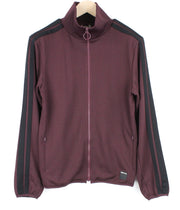 REPLAY Limited Edition Men's Sweatshirt M Burgundy Red Long Zip