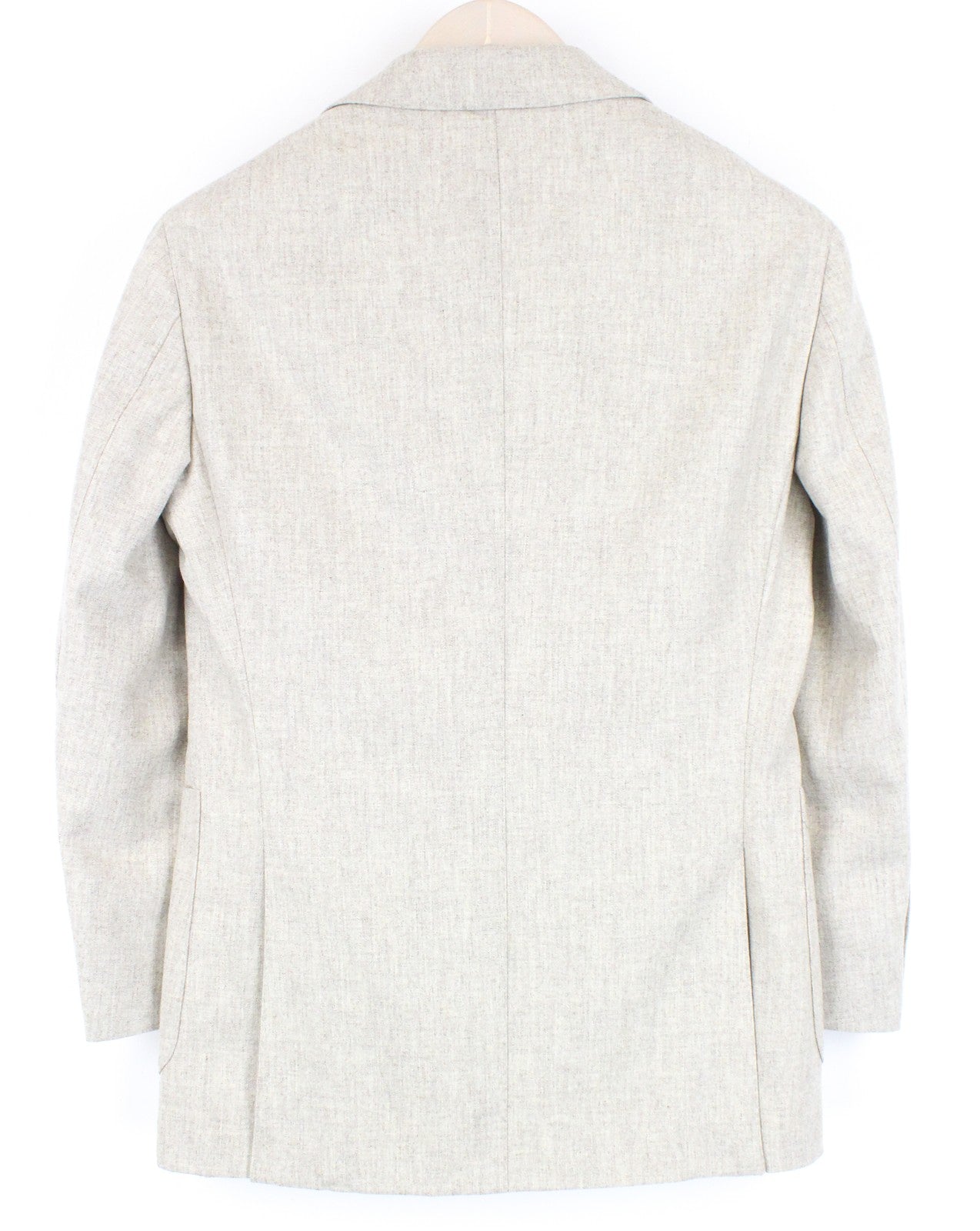 SUITSUPPLY Havana UK32R Beige Blazer Men's Pure Wool Lined Single-Breasted