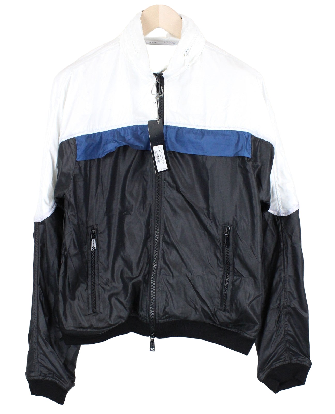 RICHMOND Men's Jacket 48 White Blue Single Lightweight Long