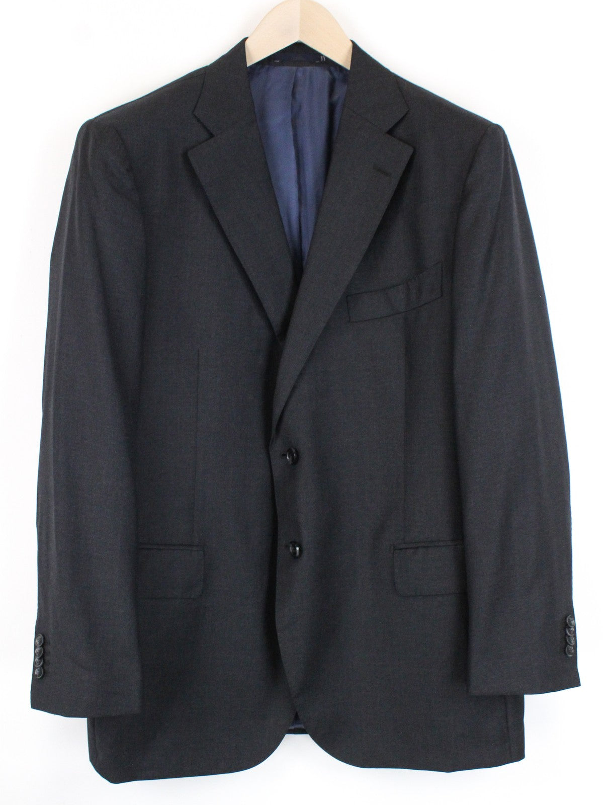 SUITSUPPLY Lazio UK50R Blazer Men's Pure Wool Super 110's Slim Navy Formalwear