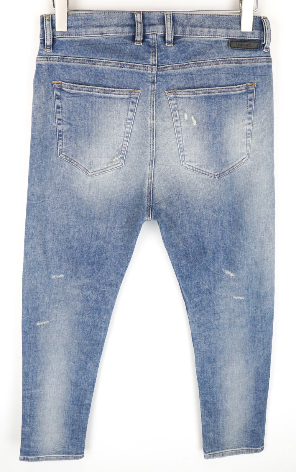 DIESEL D-Vider-T 087AD Men's Jeans W28 Carrot Fit Cotton Stretch Blue