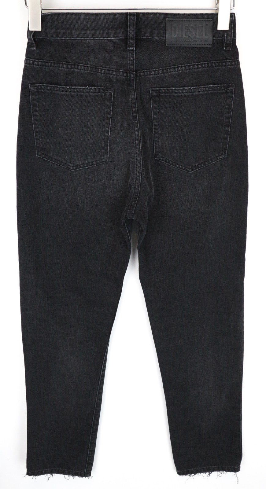 DIESEL D-Eiselle 083AK Women's Jeans W25/L32 Straight Fit Wash Black Cotton