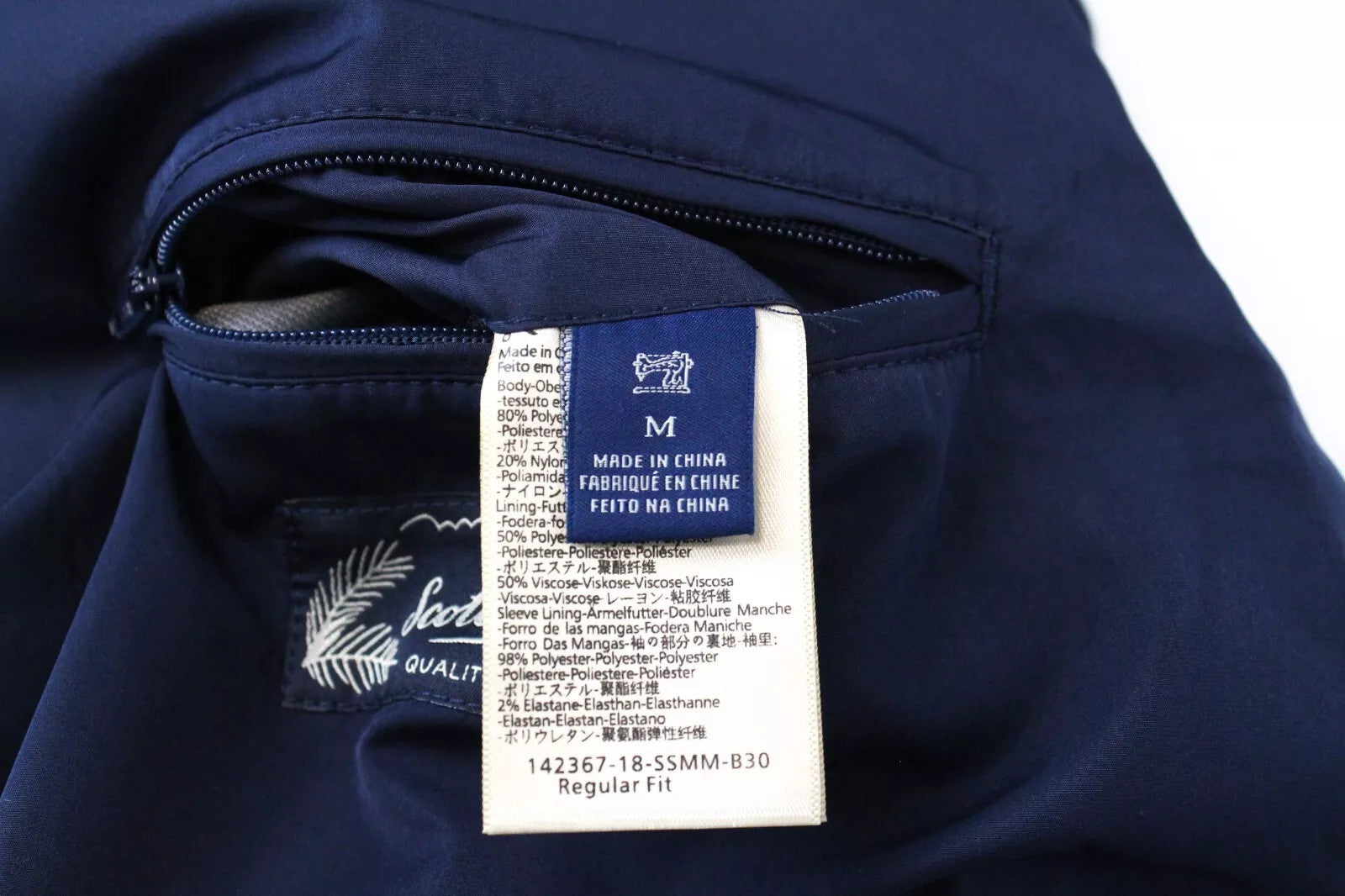 „SCOTCH &amp; SODA“ vyriškas švarkas M, tamsiai mėlynas, su įpjovomis, vienaeilis, „Ams Couture“ stiliaus 