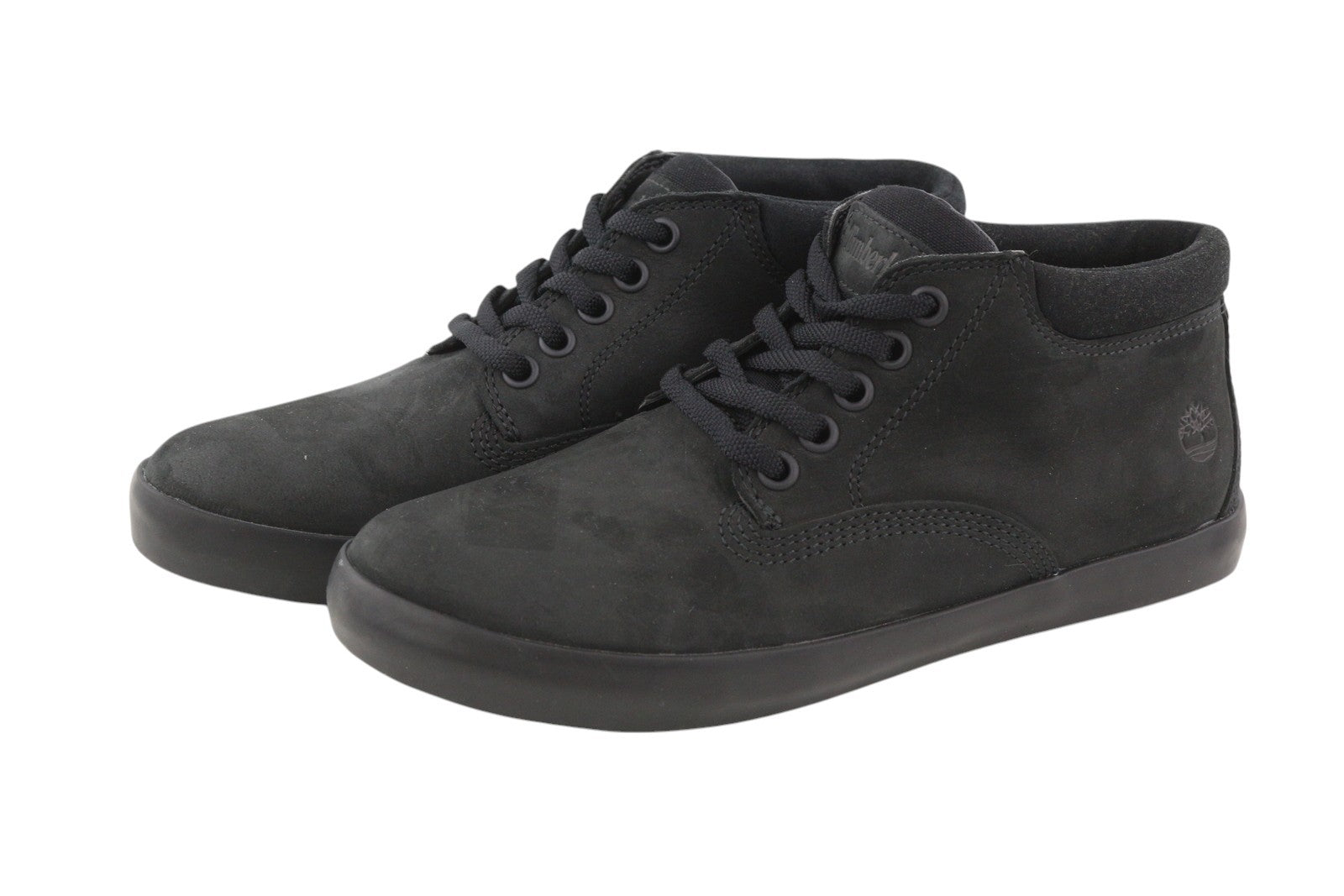 TIMBERLAND A1R35 Women Boots EU36 EU37 Black Ankle Top Almond Toe Laced Leather