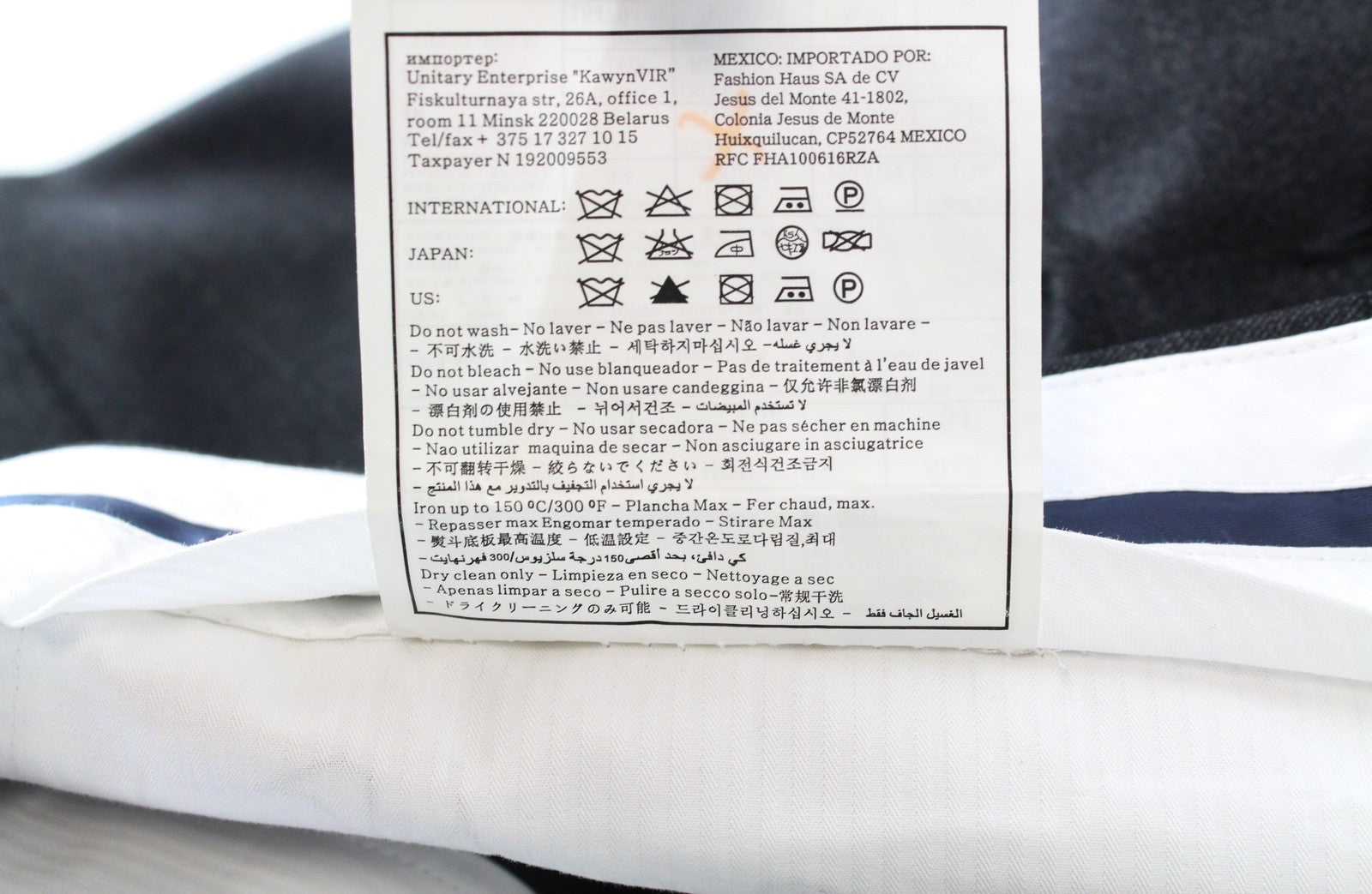 SUITSUPPLY Men's Wool Pants UK38R Dark Grey Lined Pleated Style