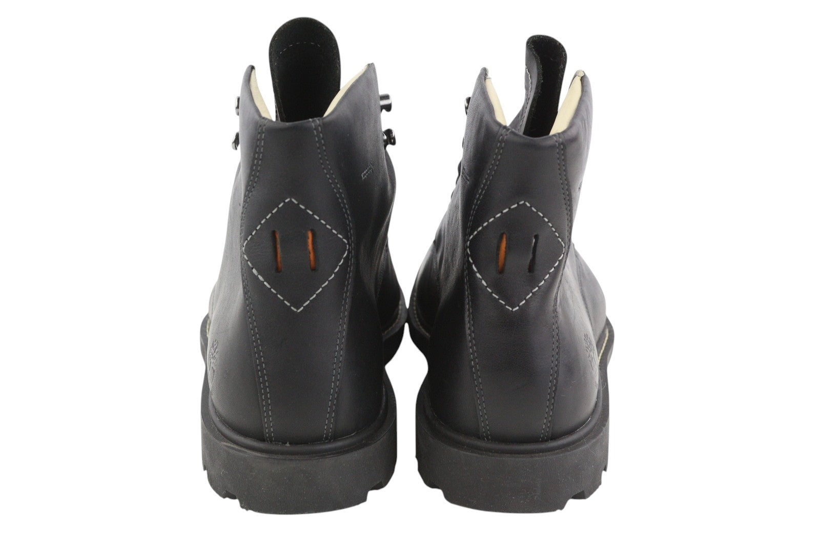 TIMBERLAND A2FHE Men Boots EU42 EU43 Black Leather Laced Ankle Top Earthkeepers