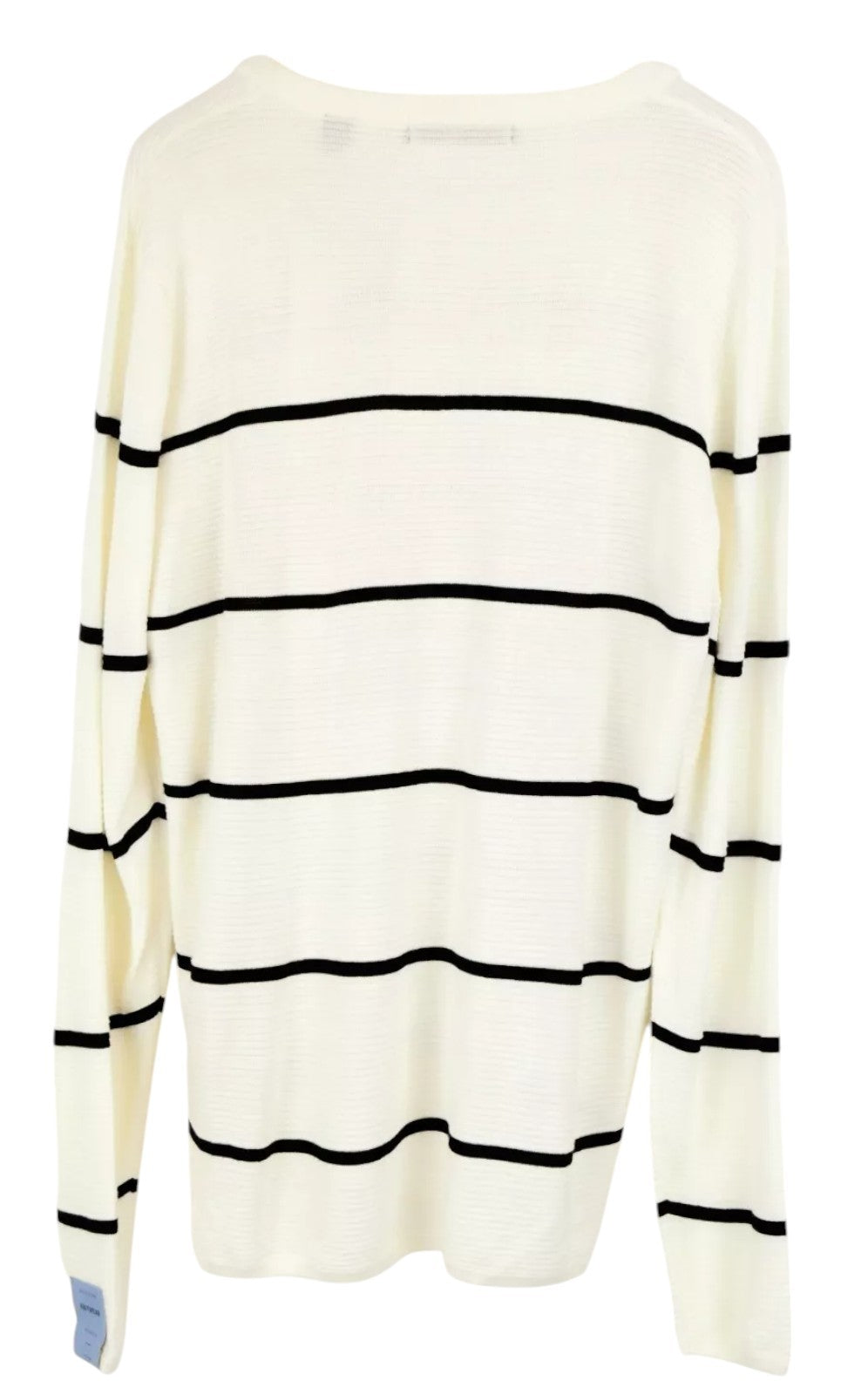 SCOTCH & SODA XL Men Jumper Off-White Knit Ams Couture Striped Sweater