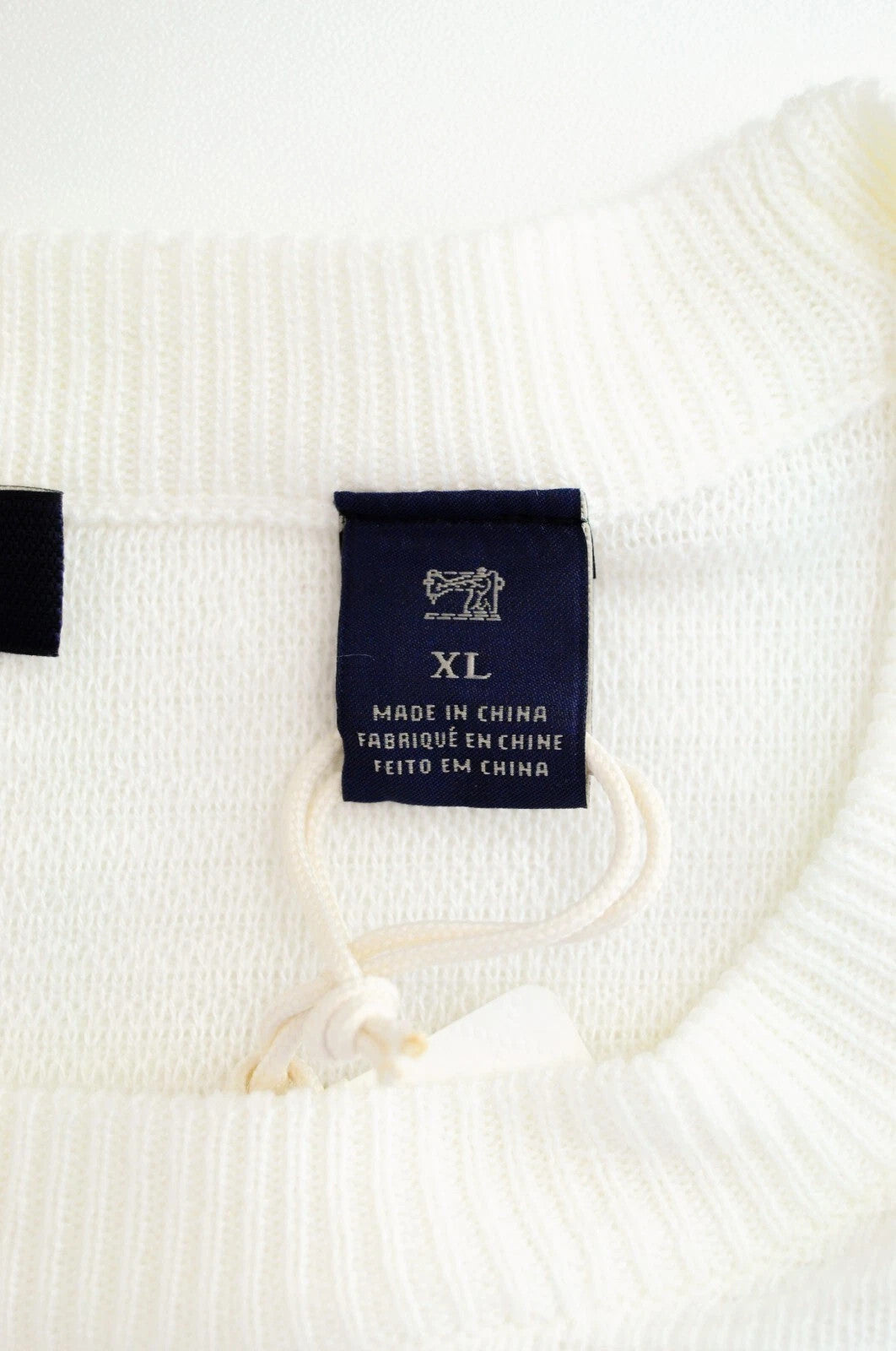 SCOTCH & SODA XL Men Jumper Off-White Knit Ams Couture Striped Sweater