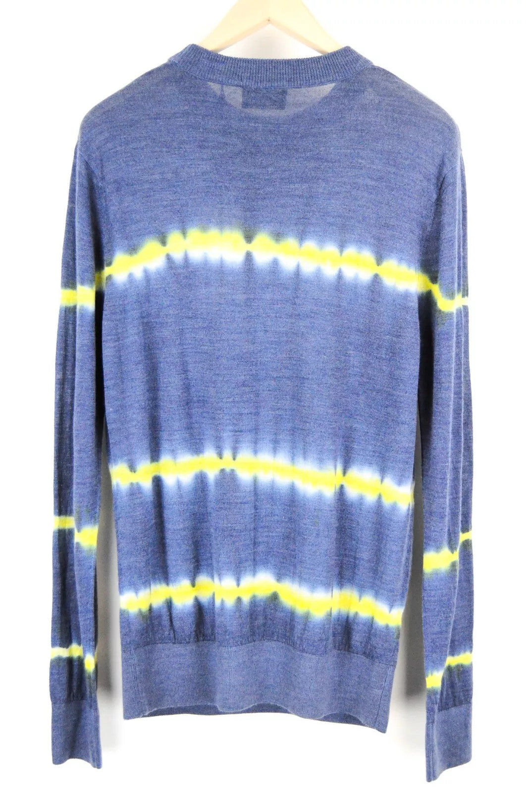 SCOTCH & SODA Knit Jumper Men Blue ~M Wool Blend Pattern Ams Couture