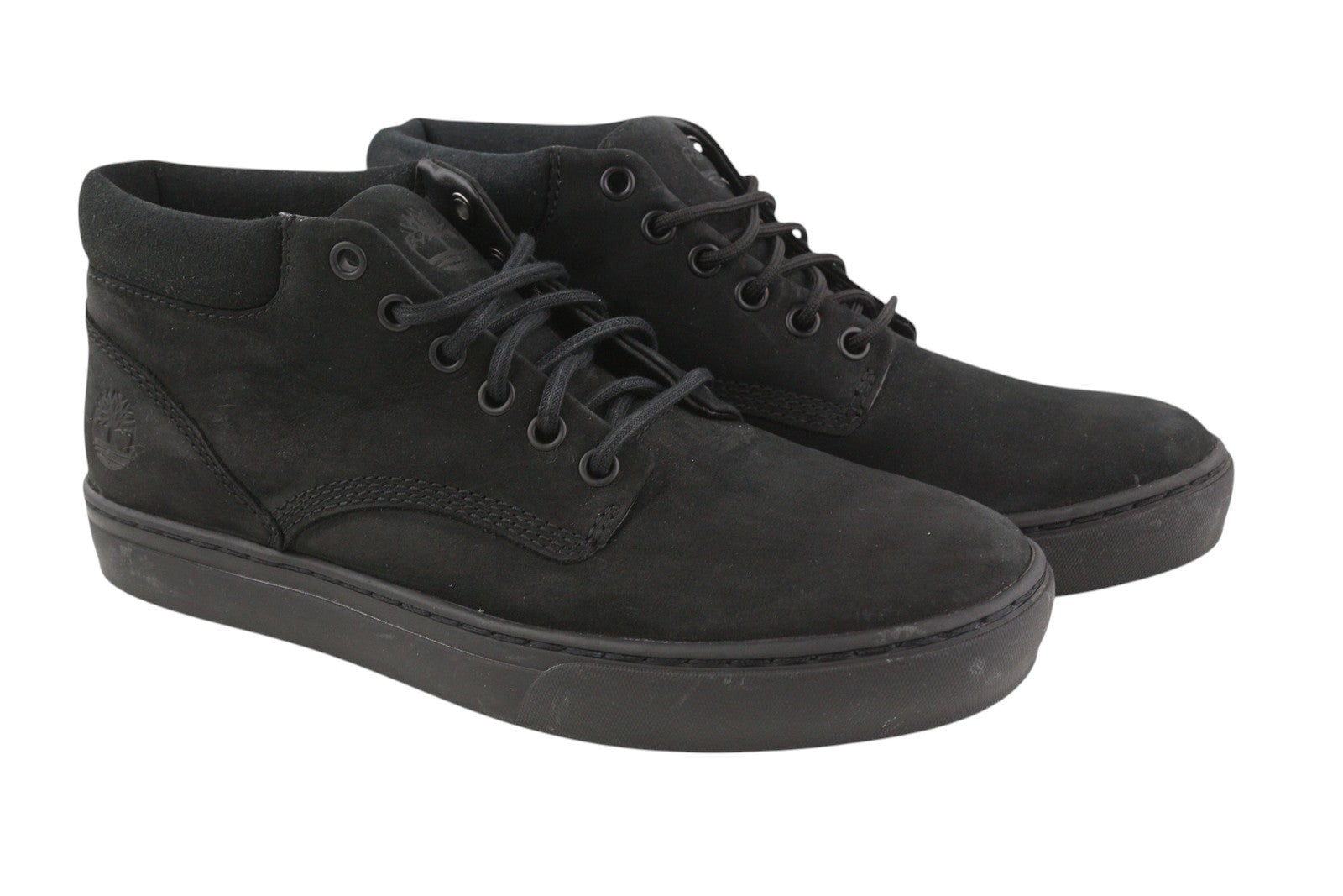 TIMBERLAND A1JUY Men Shoes EU40/41 Black Leather Ankle Lace Up Almond Toe