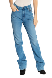 DIESEL D-Escription-FSB 09E41 Women Jeans W31 Bootcut Fit Washed Denim Blue