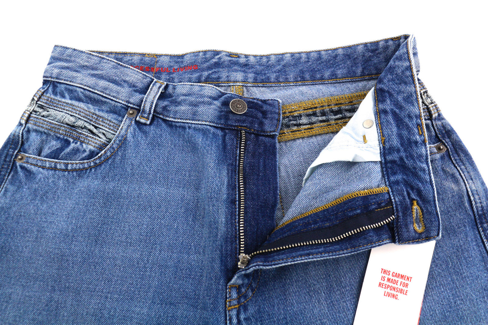 DIESEL D-Escription-FSB 09E41 Women Jeans W31 Bootcut Fit Washed Denim Blue