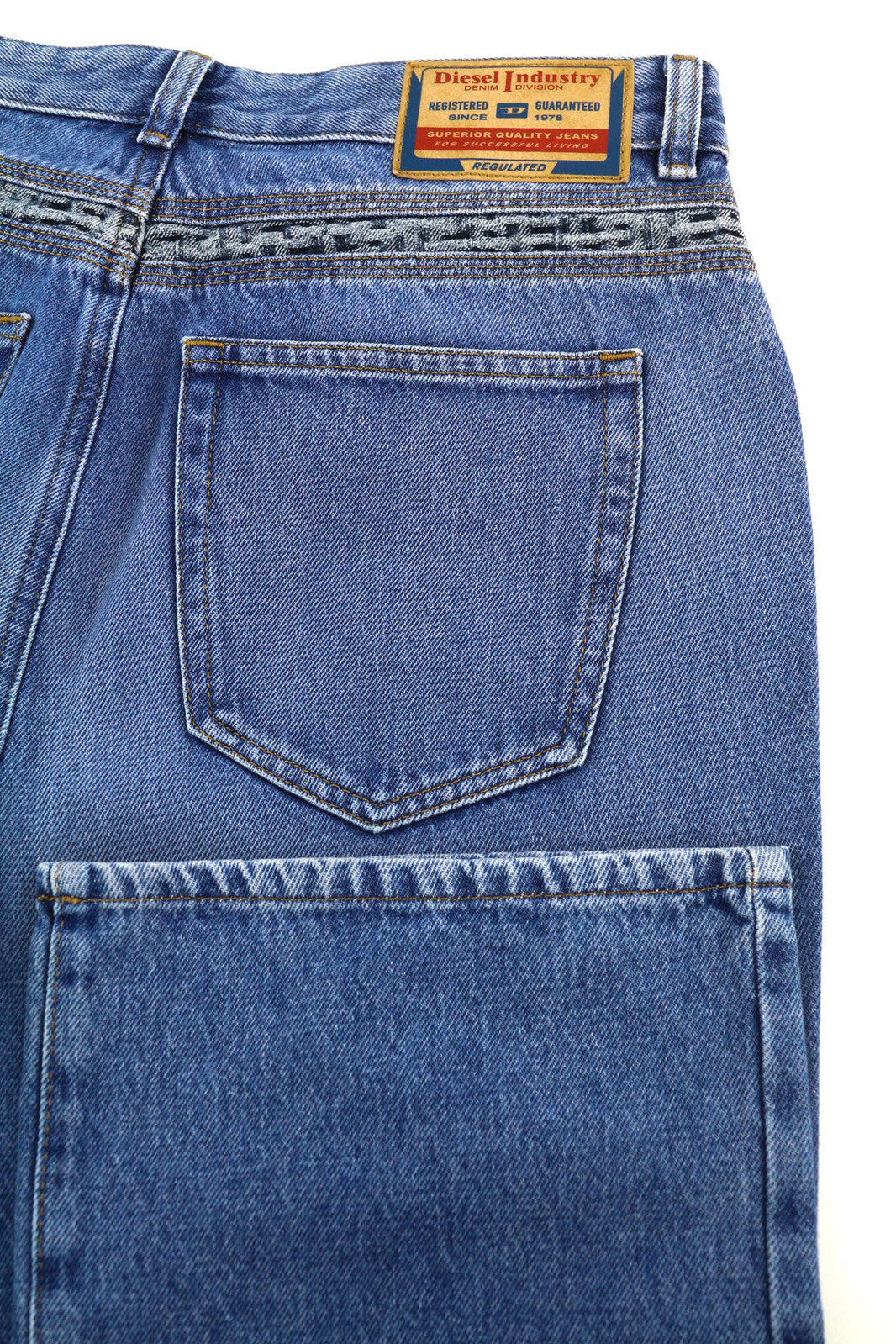 DIESEL D-Escription-FSB 09E41 Women Jeans W31 Bootcut Fit Washed Denim Blue