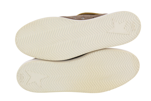 GOLDEN GOOSE Stargame Men Sneakers EU43 UK9 Brown Leather Ankle Top Lace Winter