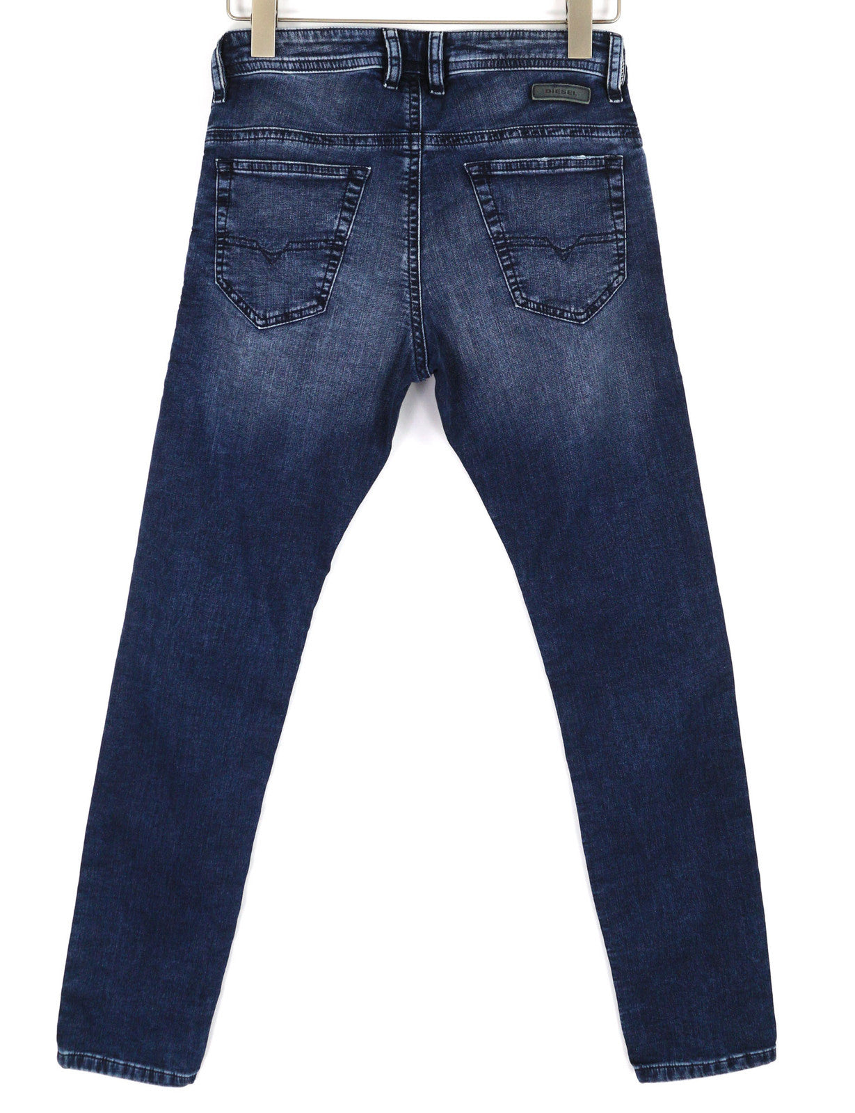 DIESEL Thommer CB-NE 0699Z Men Jeans W28 Jogg Sweat Stretch Ripped Washed Blue