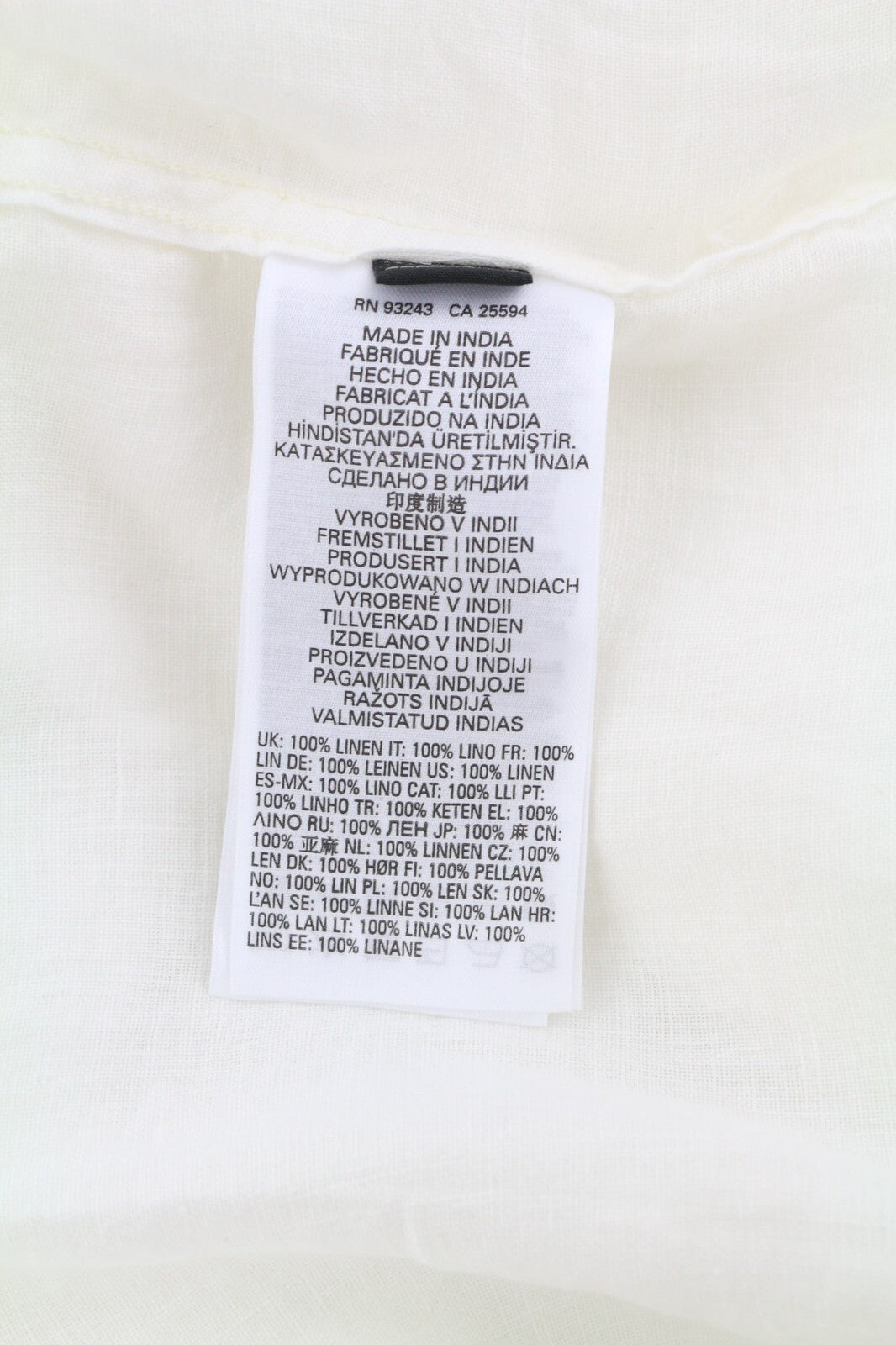 DIESEL S-Umbe-Sslab Men Shirt 2XL White Linen Short Sleeve Spread Neck RRP€150