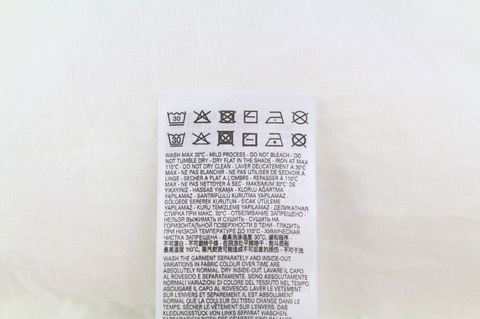 DIESEL S-Umbe-Sslab Men Shirt 2XL White Linen Short Sleeve Spread Neck RRP€150