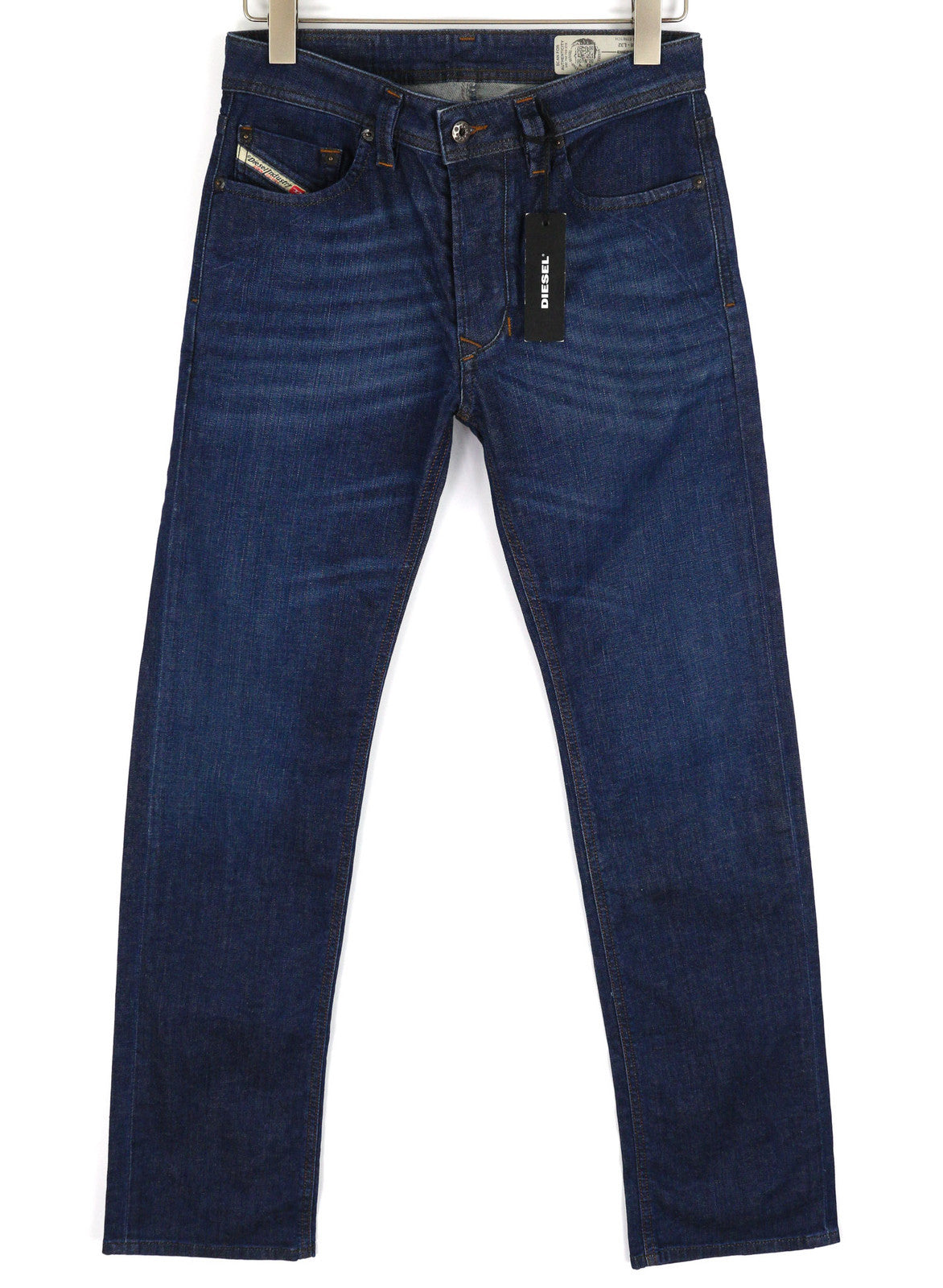 DIESEL Larkee R845B Men Jeans W28/L32 Regular Straight Stretch Washed Blue Denim