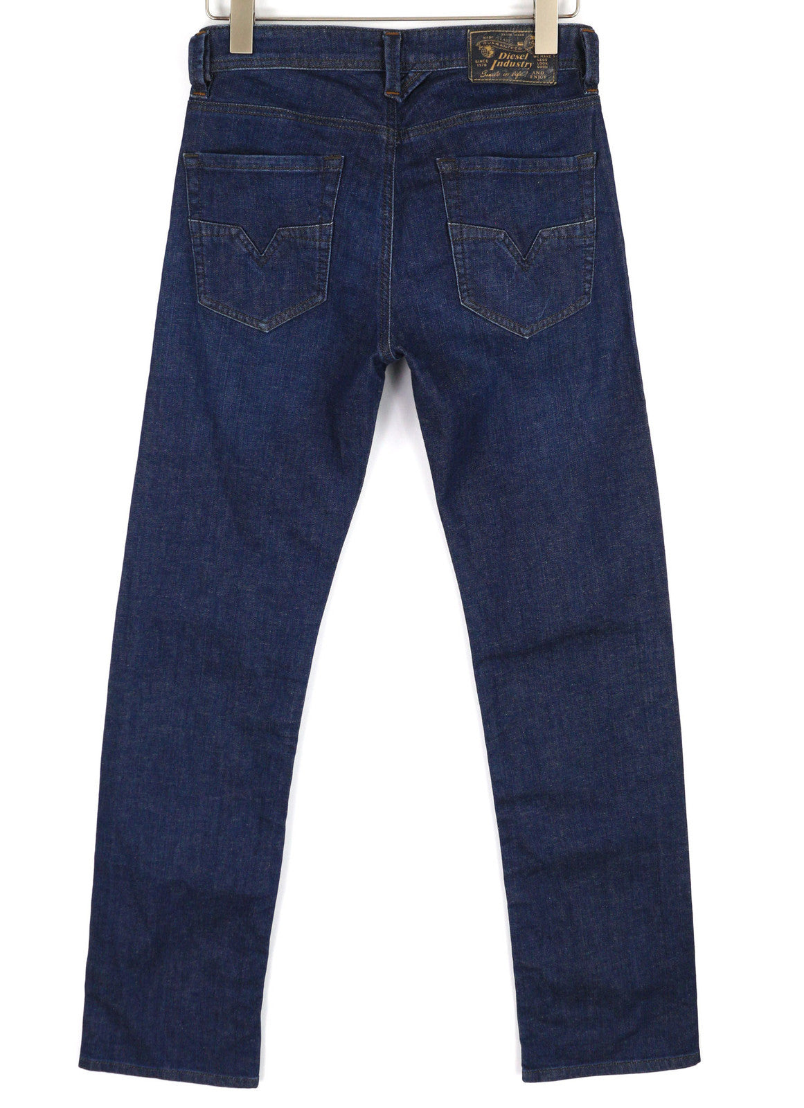 DIESEL Larkee R845B Men Jeans W28/L32 Regular Straight Stretch Washed Blue Denim