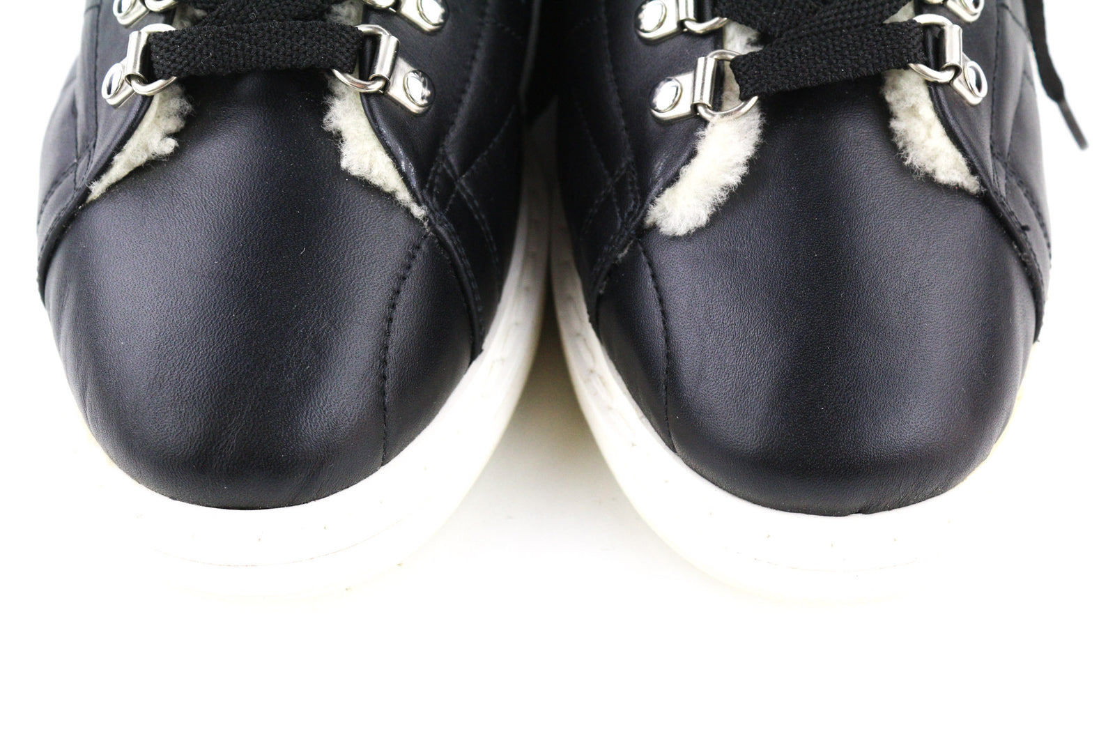 GOLDEN GOOSE GGDB/Stargame Men Sneakers EU43 UK9 Black Leather Ankle Top Winter