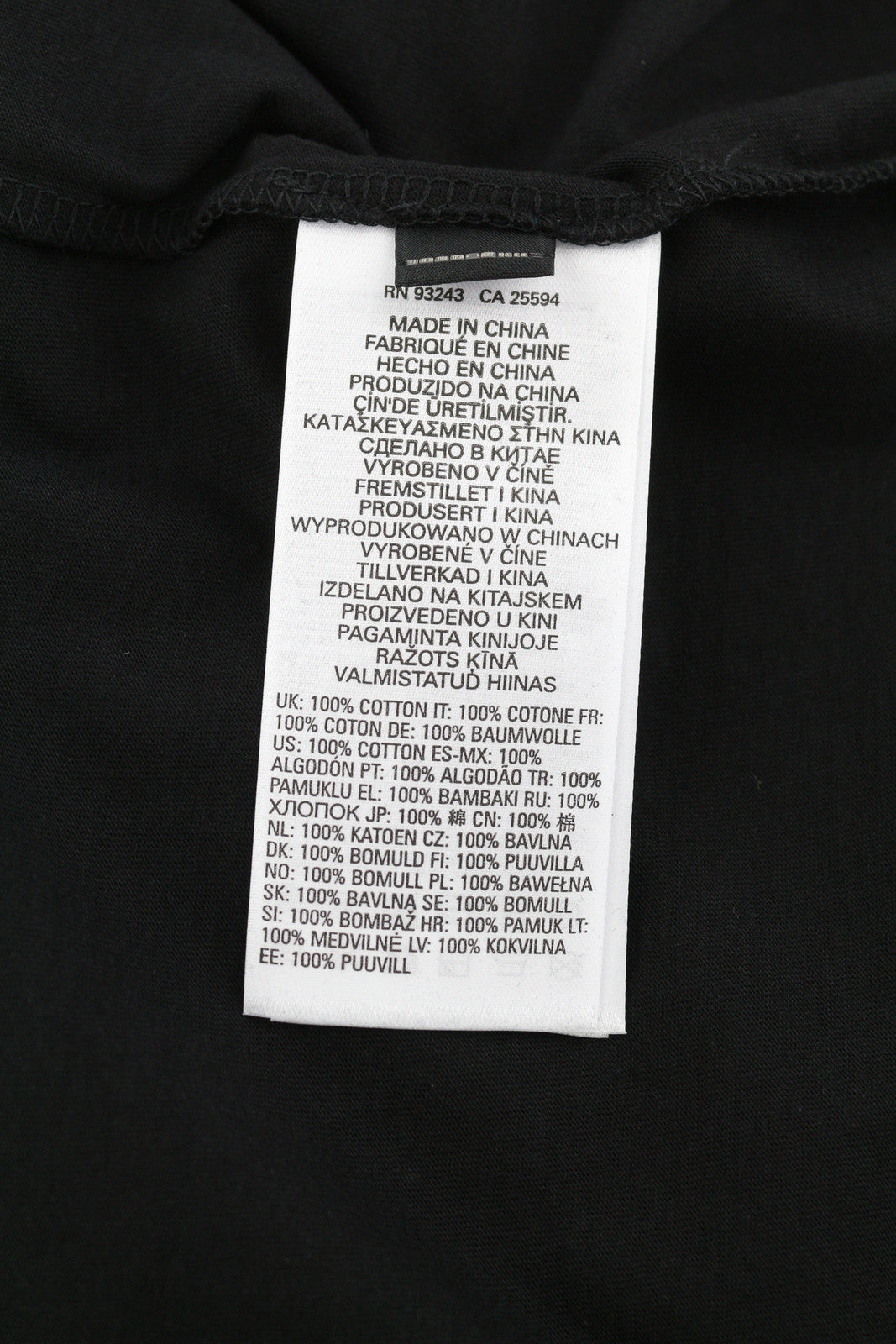 DIESEL T-Just-LS-Slits-B53 Men T-Shirt M Black Pullover Crew Collar Cotton Logo