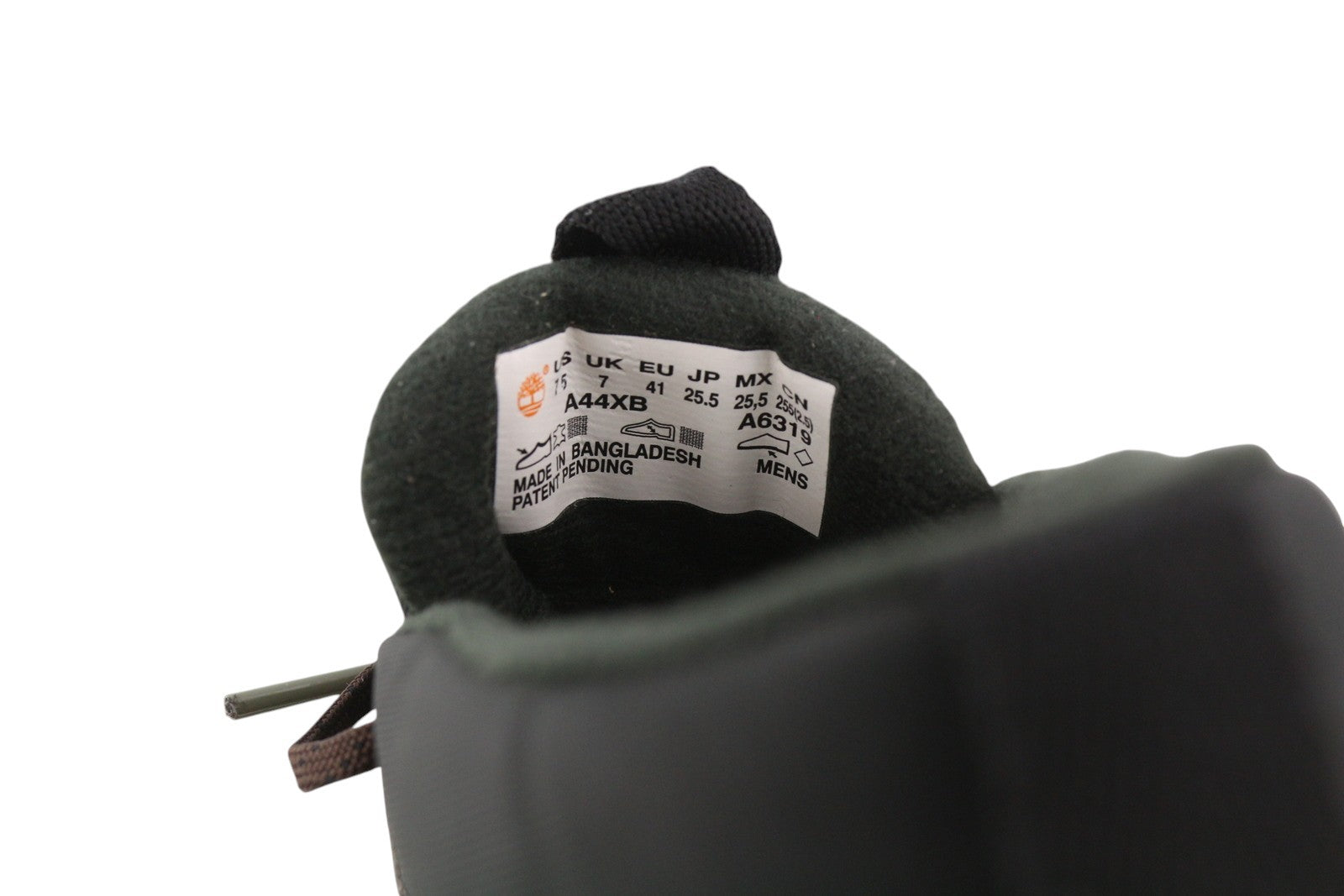 TIMBERLAND A44XB Men Shoes EU40/41 Brown Leather Lace Up Almond Toe Ankle