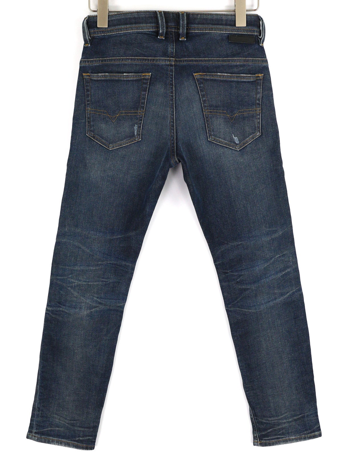 DIESEL Thommer-T 087AI Men Jeans W27 Jogg Sweat Stretch Distress Ripped Washed