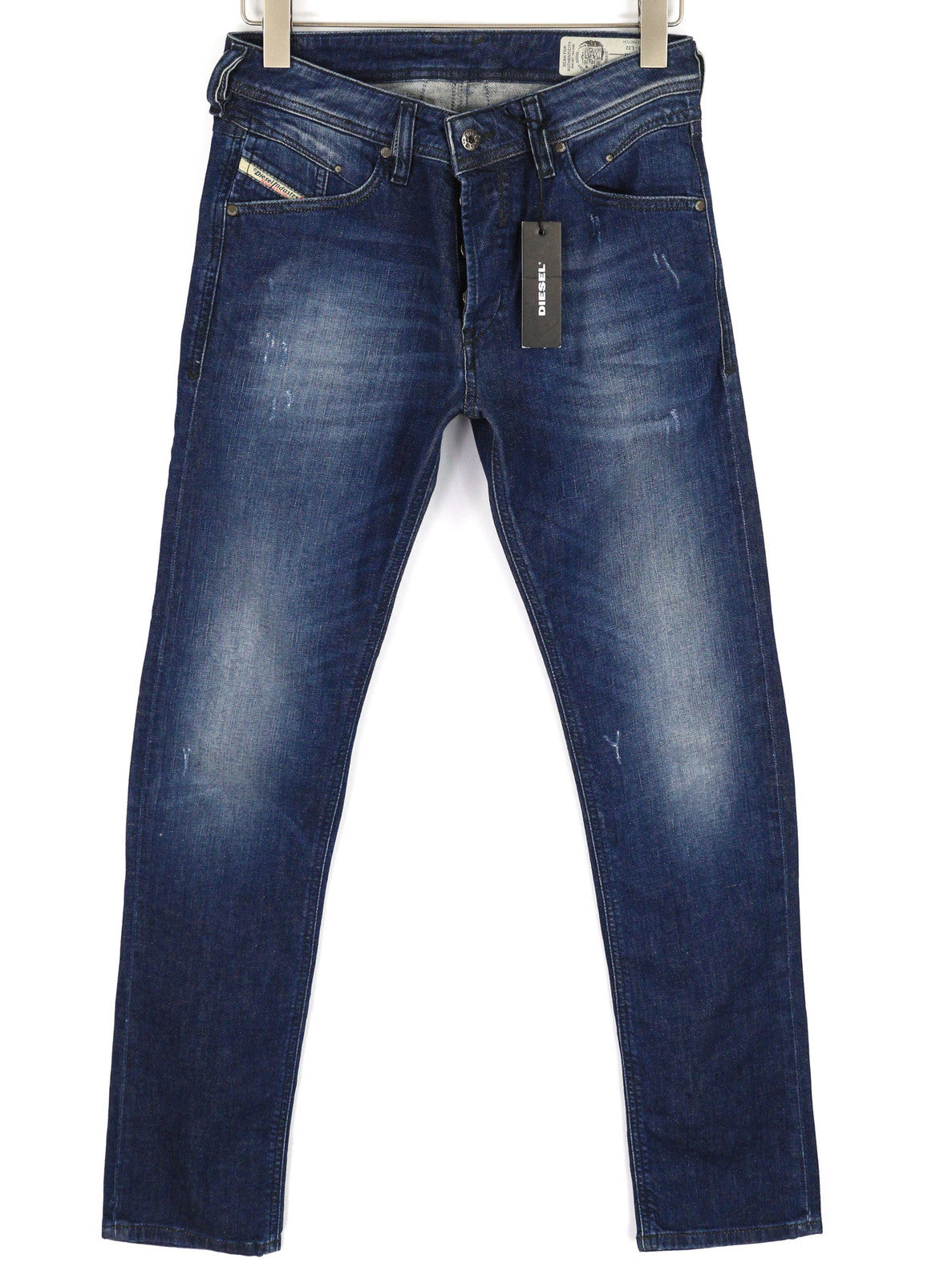 DIESEL Belther-R R842R Men Jeans W28/L32 Regular Slim Tapered Stretch Washed