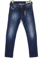 DIESEL Belther-R R842R Men Jeans W28/L32 Regular Slim Tapered Stretch Washed
