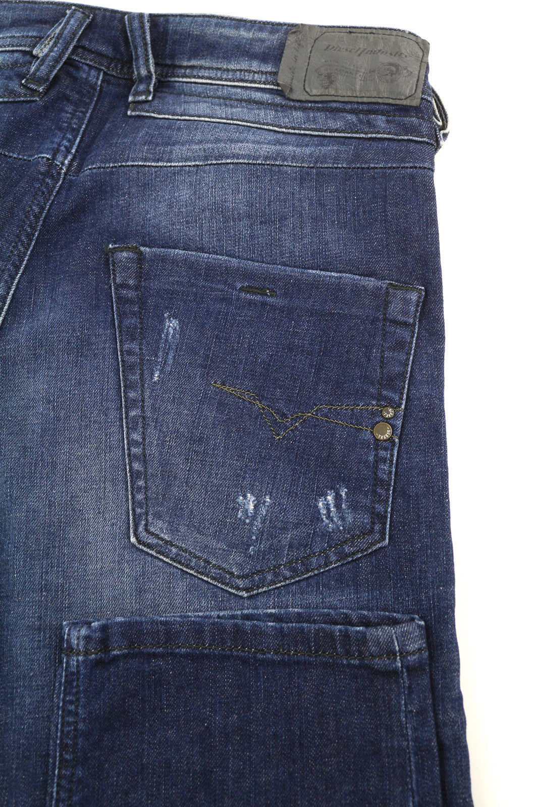 DIESEL Belther-R R842R Men Jeans W28/L32 Regular Slim Tapered Stretch Washed