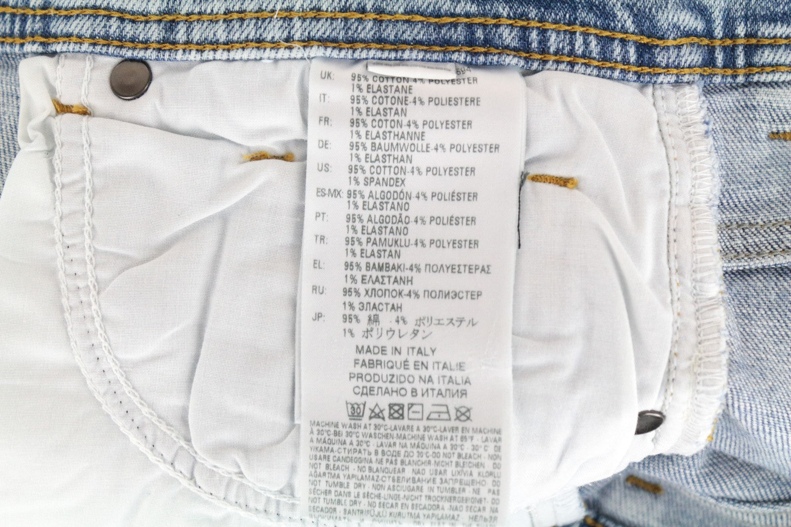 DIESEL Black Gold Type-1815 W26 Jeans Women Boyfriend Fit Blue Cotton Denim